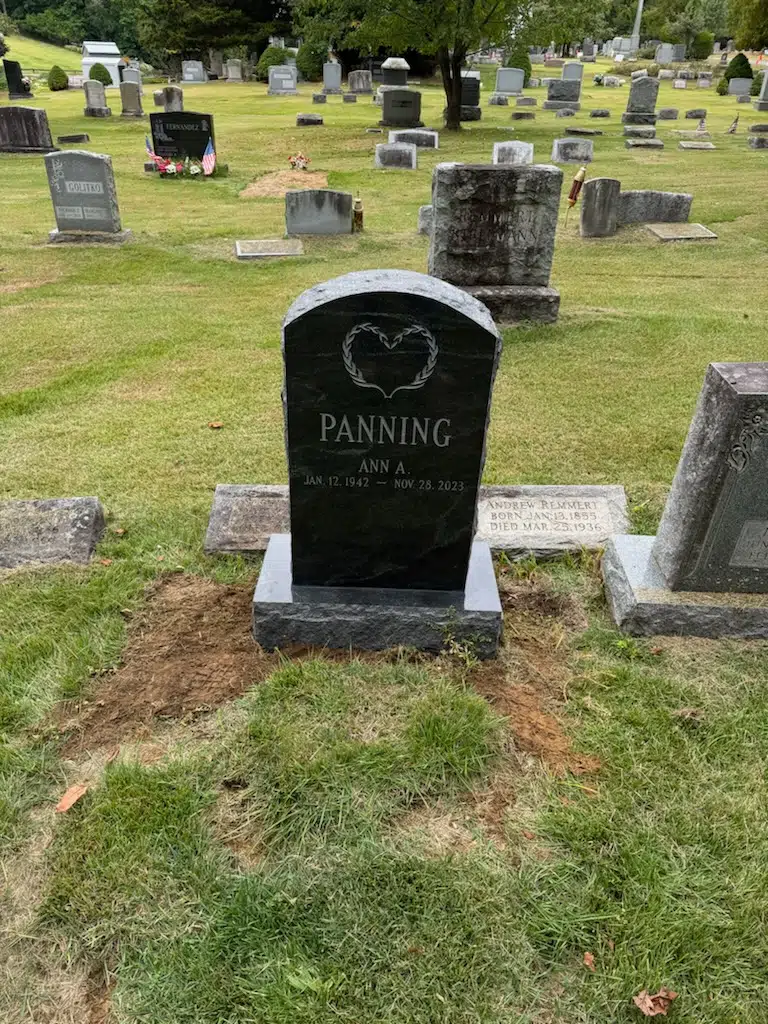 Granite Flat Headstone / Marker hand-carved by Flat Marker Prices in NJ — image 2