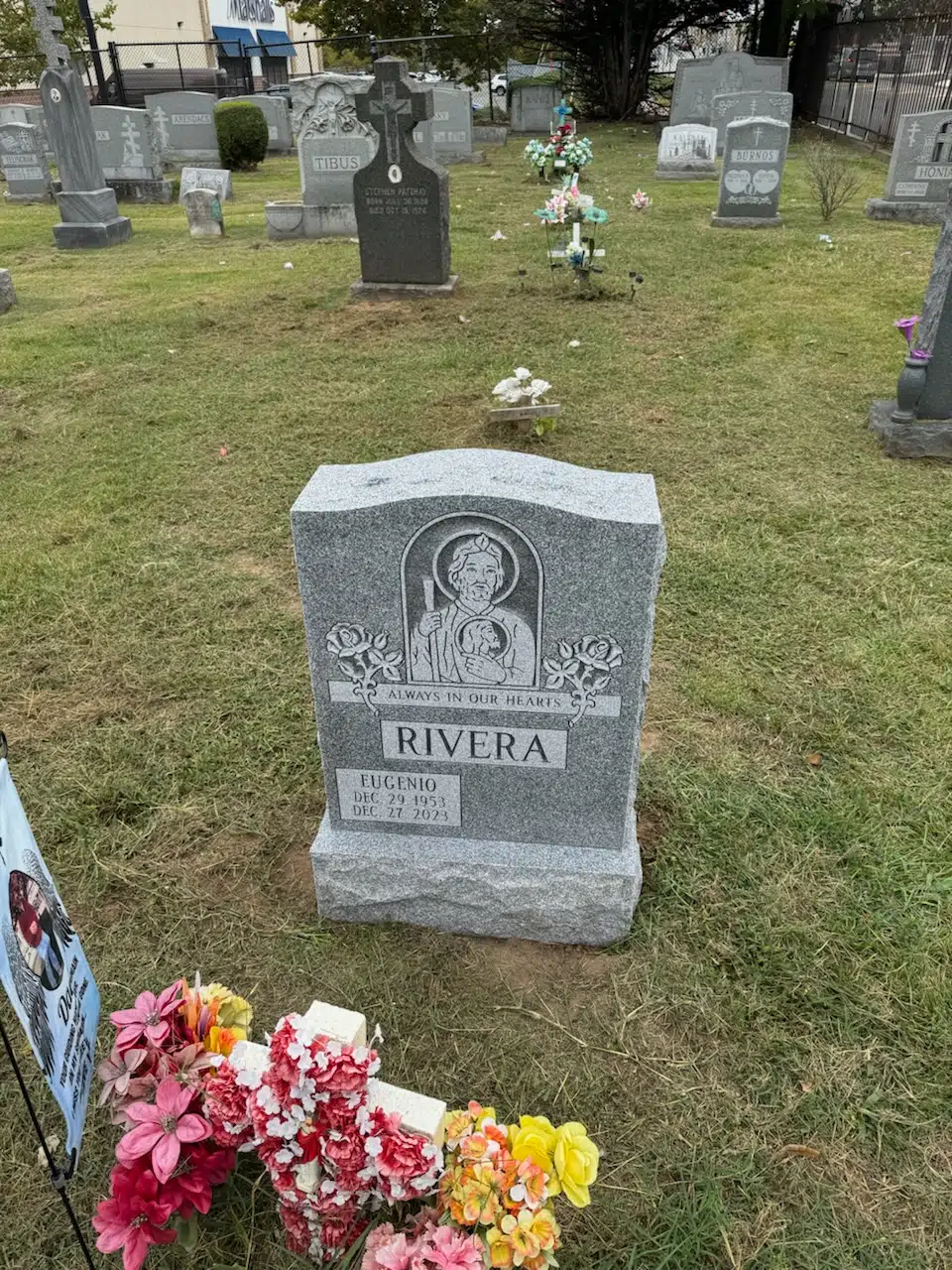 Granite Flat Headstone / Marker hand-carved by Flat Marker Prices in NJ — image 4