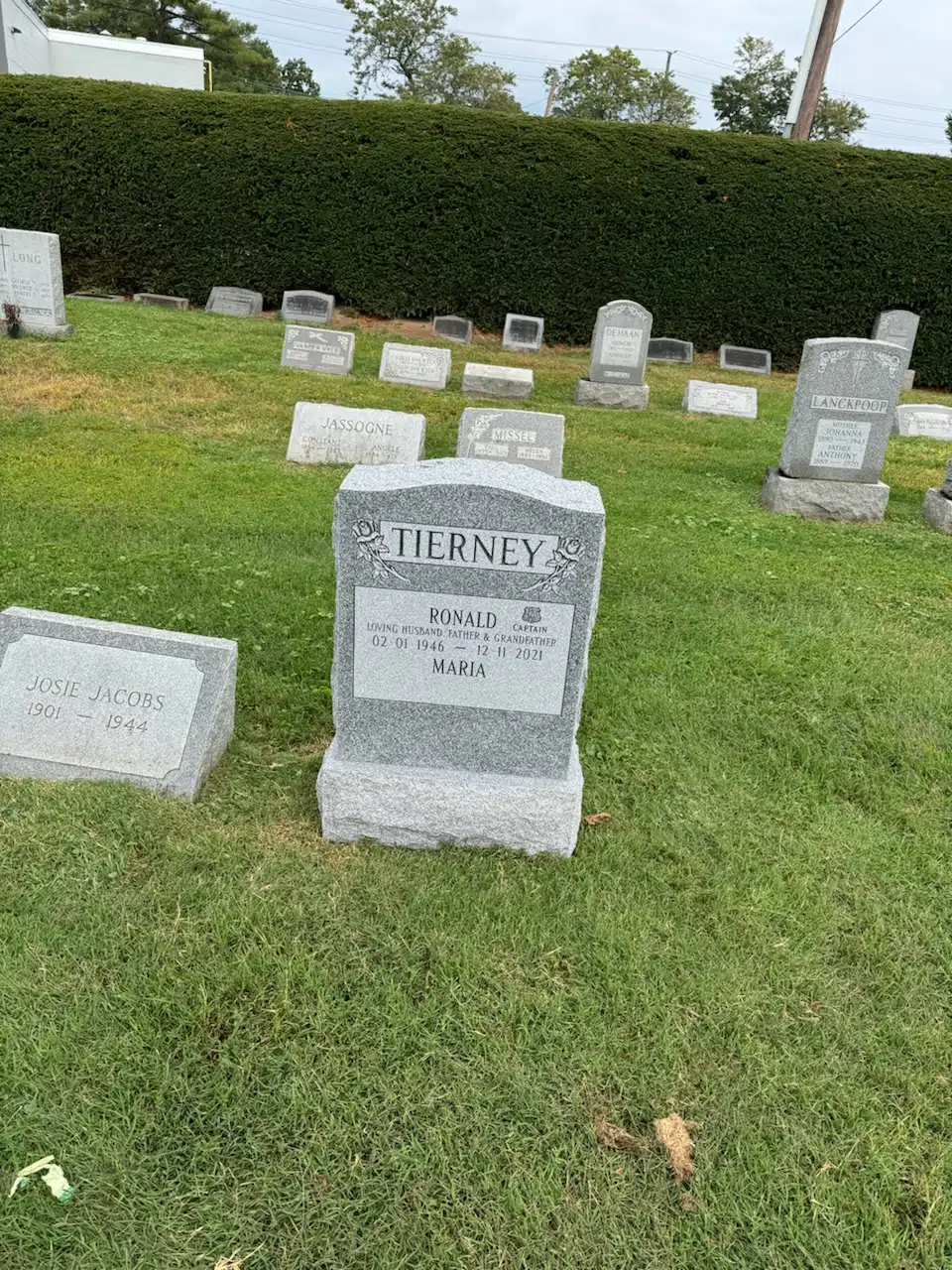 Granite Flat Headstone / Marker hand-carved by Flat Marker Prices in NJ — image 5