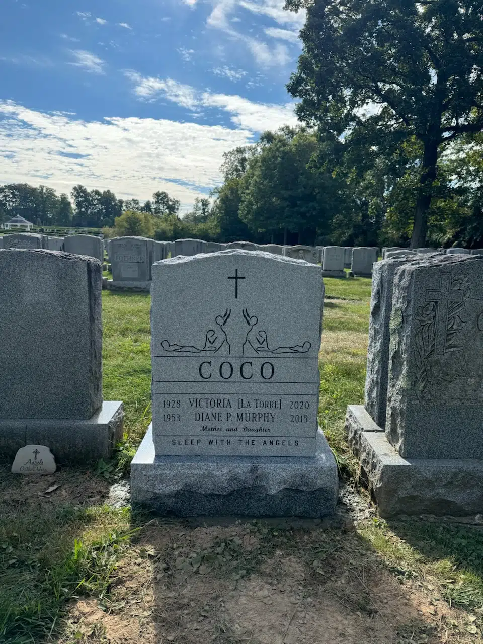 Granite Flat Headstone / Marker hand-carved by Flat Marker Prices in NJ — image 6