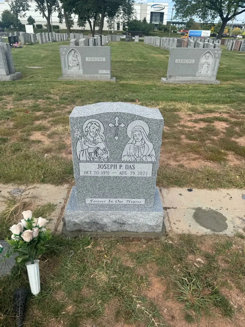 Granite Flat Headstone / Marker hand-carved by Flat Marker Prices in NJ — image 7